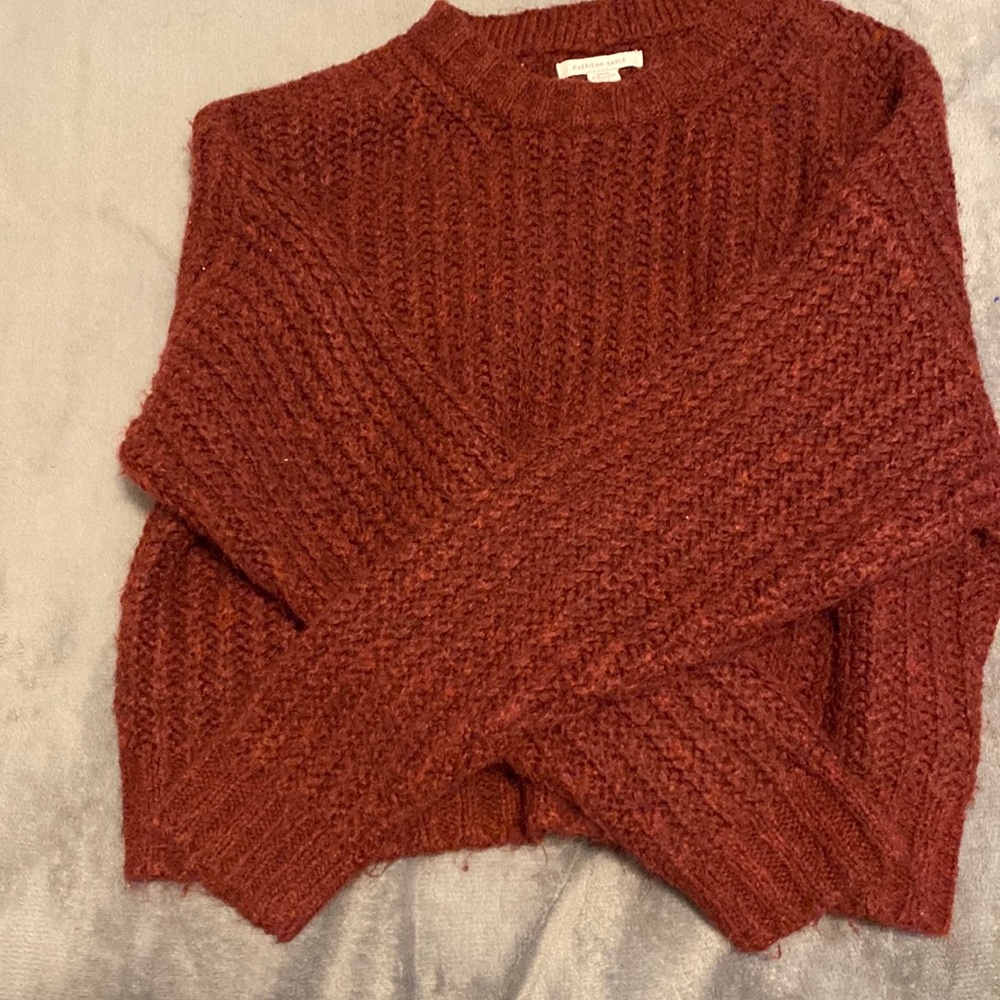 burgundy womens sweater